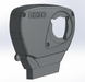 A 3D digital render of a dark gray protective housing or cover with the embossed text 'RB30' on the top surface, shown against a light gray gradient background.