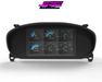Digital Display Dash Mount to suit a Powertune Display Screen which is a direct fit OEM factory fit which has a perfect interior black paint finish.