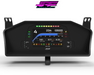 Digital Display Dash Mount to suit a AiM MXS Strada Display Screen which is a direct fit OEM factory fit which has a perfect interior black paint finish.