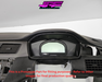 Digital Display Dash Mount to suit a Haltech IQ3 Display Screen which is a direct fit OEM factory fit which has a perfect interior black paint finish.