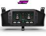 Digital Display Dash Mount to suit a Haltech iC-7 Display Screen which is a direct fit OEM factory fit which has a perfect interior black paint finish.
