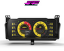 Digital Display Dash Mount to suit a Haltech uC-10 Display Screen which is a direct fit OEM factory fit which has a perfect interior black paint finish.