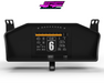 Digital Display Dash Mount to suit a MoTeC C125 Display Screen which is a direct fit OEM factory fit which has a perfect interior black paint finish.