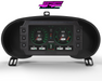 Digital Display Dash Mount to suit a Haltech iC-7 Display Screen which is a direct fit OEM factory fit which has a perfect interior black paint finish.