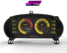 Digital Display Dash Mount to suit a Haltech uC-10 Display Screen which is a direct fit OEM factory fit which has a perfect interior black paint finish.