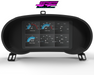 Digital Display Dash Mount to suit a Powertune Display Screen which is a direct fit OEM factory fit which has a perfect interior black paint finish.