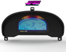 Digital Display Dash Mount to suit a Haltech IQ3 Display Screen which is a direct fit OEM factory fit which has a perfect interior black paint finish.