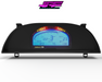 Digital Display Dash Mount to suit a Haltech IQ3 Display Screen which is a direct fit OEM factory fit which has a perfect interior black paint finish.