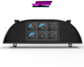 Digital Display Dash Mount to suit a Powertune Display Screen which is a direct fit OEM factory fit which has a perfect interior black paint finish.
