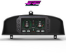Digital Display Dash Mount to suit a Haltech iC-7 Display Screen which is a direct fit OEM factory fit which has a perfect interior black paint finish.