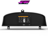 Digital Display Dash Mount to suit a MoTeC C125 Display Screen which is a direct fit OEM factory fit which has a perfect interior black paint finish.