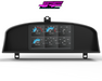 Digital Display Dash Mount to suit a Powertune Display Screen which is a direct fit OEM factory fit which has a perfect interior black paint finish.