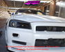 Ducted Headlight to suit a Nissan Skyline R34 GTR and GTT to increase air flow for racing and is a direct replacement of original OEM headlight. No Modifications needed. These include a 2.5 inch LED Projector.